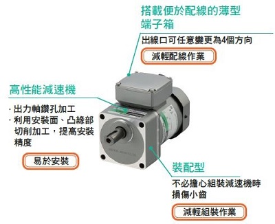 東方馬達 Oriental motor KII 可逆馬達 薄型端子箱 高性能減速機 裝配型