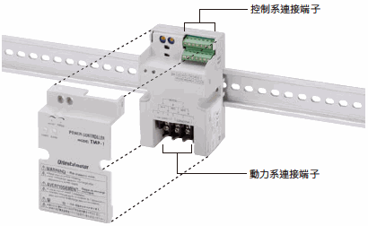 轉矩馬達TM系列 可直接安裝在DIN導軌上。東方馬達 Oriental motor