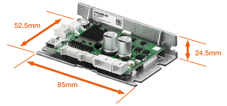 東方馬達 Oriental motor_步進馬達_CVD_全閉回路控制型_共通的驅動器尺寸和安裝方法