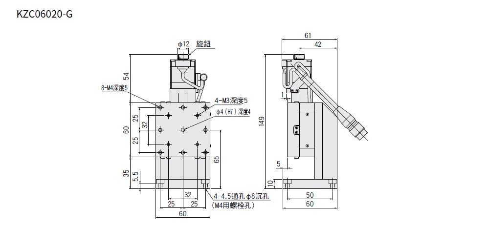 駿河精機 SURUGA SEIKI 自動直動滑台 KZC6020-G