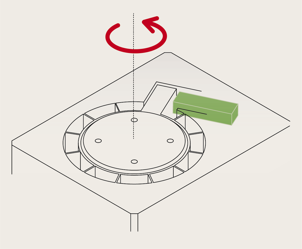 THK PRECISION  piezo stage rotary type